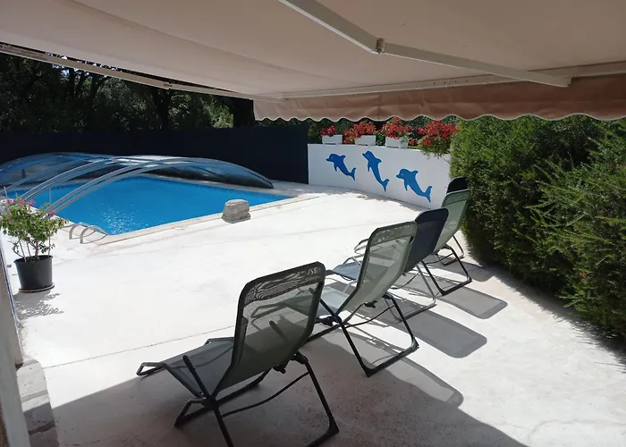 De Plos N1 Clim Piscine Ombrage En Campagne Casa de Férias